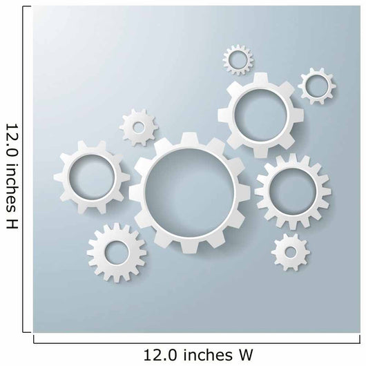 Several White Gears