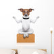 yoga dog Wall Decal