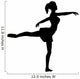 Silhouette of a Ballet Dancer Wall Decal