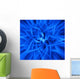 Electric Blue Star Wall Mural