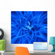 Electric Blue Star Wall Mural
