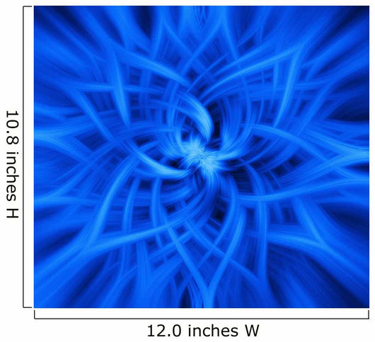 Electric Blue Star Wall Mural