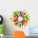 colorful paint splash background Wall Decal
