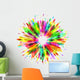 colorful paint splash background Wall Decal