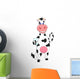 Cute Cow Cartoon Wall Decal