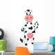 Cute Cow Cartoon Wall Decal