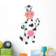 Cute Cow Cartoon Wall Decal