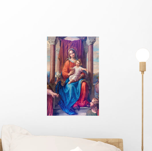 Vienna Detail Fresco Madonna Wall Decal