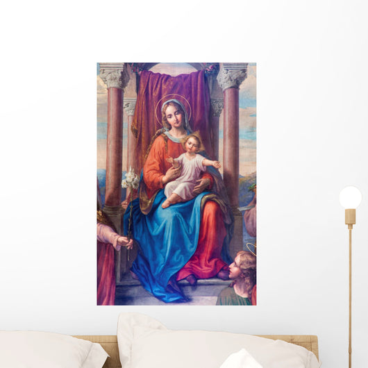 Vienna Detail Fresco Madonna Wall Decal