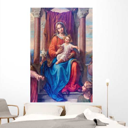 Vienna Detail Fresco Madonna Wall Decal