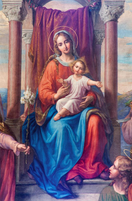 Vienna Detail Fresco Madonna Wall Decal