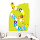 Math Caterpillars Missing Numbers Wall Decal