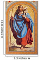 Fresco Jesus Christ as Wall Decal