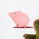 Pig Illustration Wall Decal