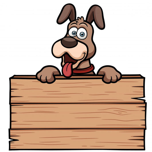 Vector Illustration Cartoon Dog Wall Decal