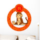 Chinese Zodiac Animal Monkey Wall Decal