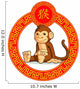 Chinese Zodiac Animal Monkey Wall Decal