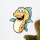 Vector Illustration Cartoon Happy Wall Decal