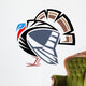 Stylized Turkey Wall Decal