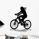 Cyclist Wall Decal