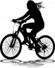 Cyclist Wall Decal