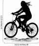 Cyclist Wall Decal