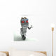 One Wheel Robot Wall Decal