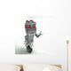 One Wheel Robot Wall Decal