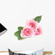 Three Pink Roses Wall Decal