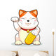 Lucky Cat Makeni Neko Wall Decal