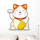 Lucky Cat Makeni Neko Wall Decal