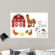 Farm Animals Wall Decal