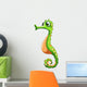 Green Seahorse Wall Decal