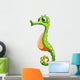 Green Seahorse Wall Decal