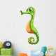 Green Seahorse Wall Decal