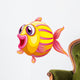 Colorful Pouty Fish Wall Decal