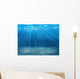Tranquil Underwater Scene with Wall Decal