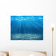 Tranquil Underwater Scene with Wall Decal