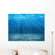 Tranquil Underwater Scene with Wall Decal