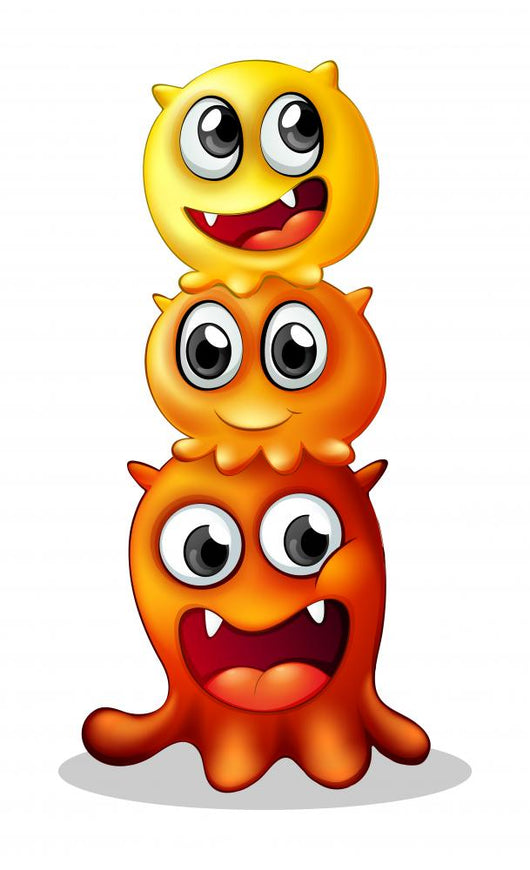 Monster Family Wall Decal