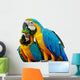 Blue and Gold Macaw Wall Decal