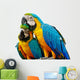 Blue and Gold Macaw Wall Decal