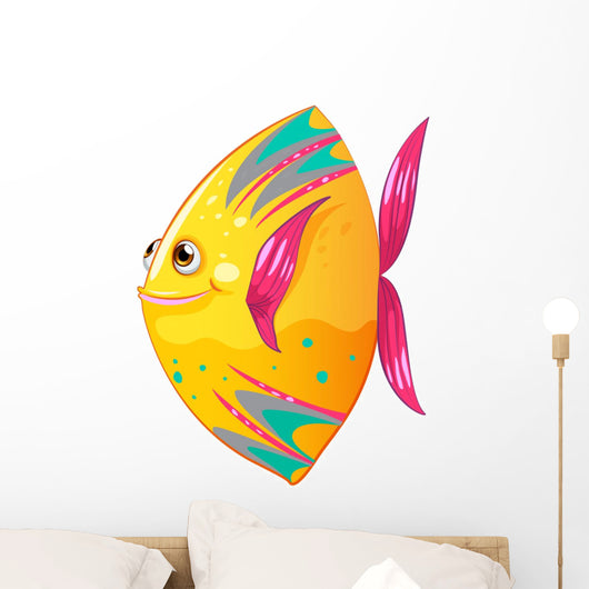 Big Colorful Fish Wall Decal