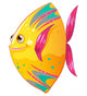 Big Colorful Fish Wall Decal