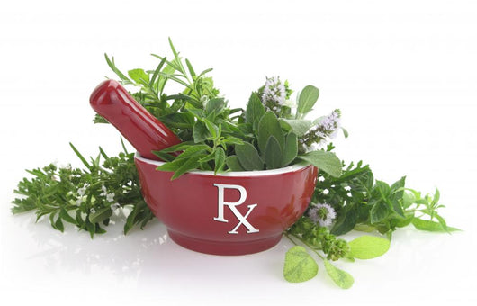 Porcelain Mortar with Rx Wall Decal