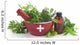 Mortar with Medicine Cross Wall Decal