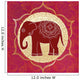 Indian Elephant with Mandalas Wall Decal