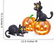 Halloween Cats and Pumpkins Wall Decal