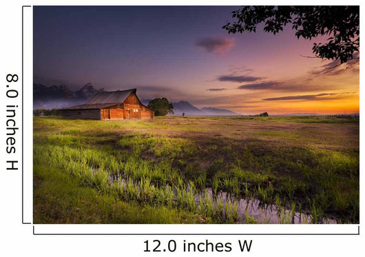 T Moulton Homestead Mormon Wall Decal