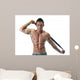 Attractive Young Muscle Man Wall Decal